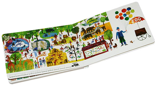 1,2,3... hai la Zoo! de Eric Carle